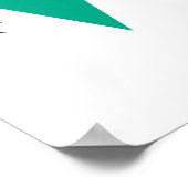 Ik ben niet oud, ik ben middeleeuwse moderne zwart poster (Hoek)