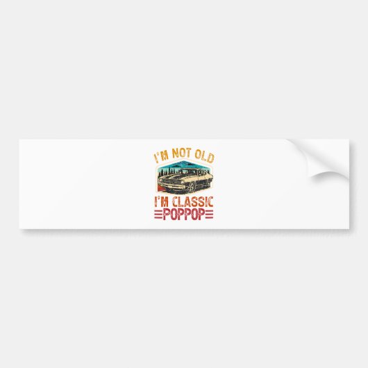 IK Ben Niet Oud IK Ben Opa Bumpersticker (Voorkant)