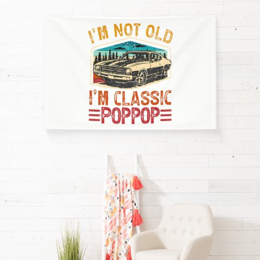 Ik ben niet oud, ik ben Poppop Opa Spandoek (Insitu)