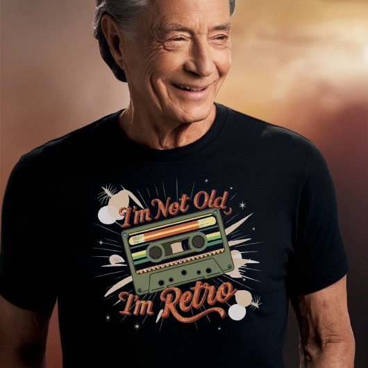 "Ik ben niet oud Ik ben Retro" | Grappige opa T-shirt