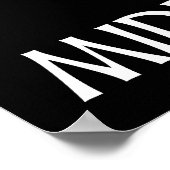 Ik ben niet oud, ik ben van middelbare leeftijd poster (Hoek)