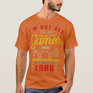 Ik ben niet oud Im A Skill 1988VideogameGaming T-shirt