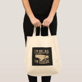 Ik ben niet oud Im klassiek, modern,  zwart Tote Bag (Voorkant (product))