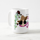 "Ik ben niet oud..." Koffie Mok (Voorkant links)