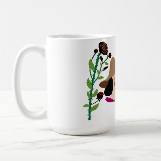 "Ik ben niet oud..." Koffie Mok (Links)