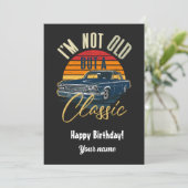Ik ben niet oud maar een klassieker  kaart (Staand voorkant)