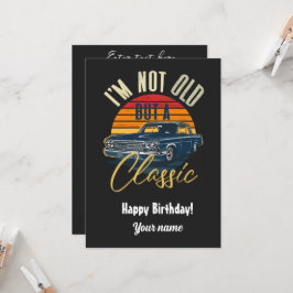 Ik ben niet oud maar een klassieker kaart