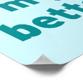 Ik ben niet ouder dan ik alleen maar beter ben poster (Hoek)