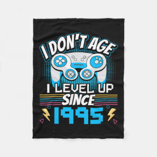 Ik ben niet ouder dan ik sinds 1995 Gaming 28th Bi Fleece Deken