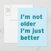 Ik ben niet Ouder ik ben enkel Beter Briefkaart (Voorkant / Achterkant)