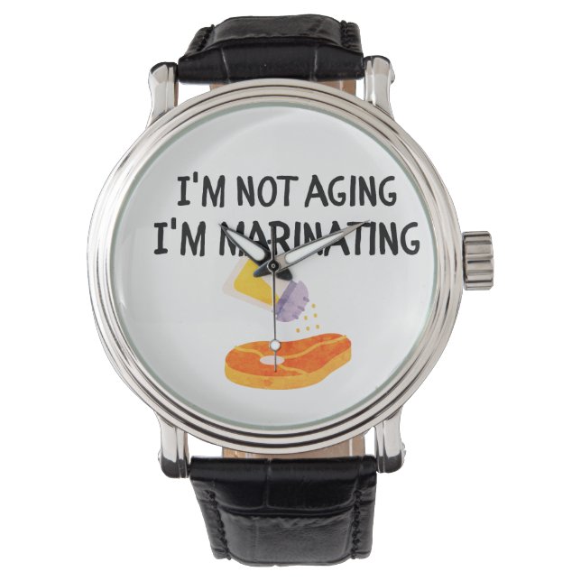 Ik ben niet ouder, ik marineer horloge (Voorkant)