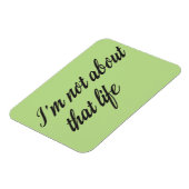 Ik ben niet over dat leven magneet (Linkerzijde)