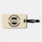 Ik ben niet overal geweest, maar het staat op mijn bagagelabel (Achterkant horizontaal)