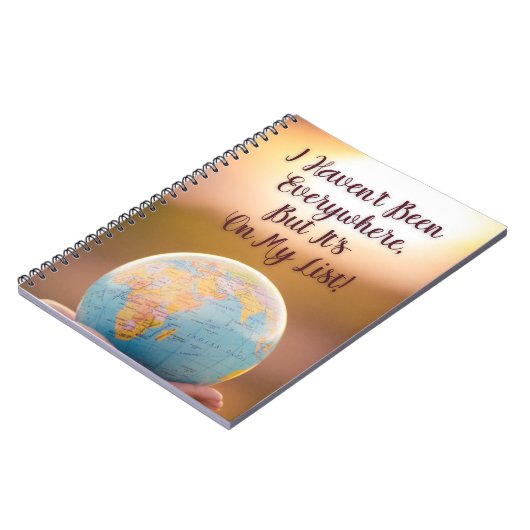 Ik ben niet overal geweest, maar het staat op mijn notitieboek (Linkerzijde)