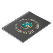 Ik ben niet overal geweest, maar het staat op mijn notitieboek (Linkerzijde)