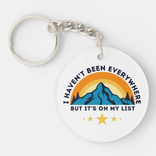 Ik ben niet overal geweest, maar het staat op mijn sleutelhanger (Voorkant)