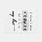 Ik ben niet overal geweest - Reizen prijsopgave Fleece Deken (Voorkant (Horizontaal))