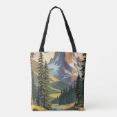 Ik ben niet overal geweest Retro Wanderlust Travel Tote Bag (Achterkant)