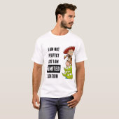 Ik ben niet perfact maar beperkte editie t-shirt (Voorkant volledig)