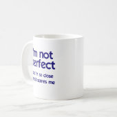 Ik ben niet perfect... koffiemok (Voorkant links)