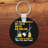 Ik ben niet perfect, maar ik ben een automatische  sleutelhanger (Voorkant)