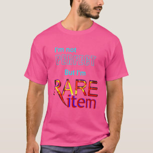 Ik ben niet perfect, maar ik ben een zeldzaam obje t-shirt