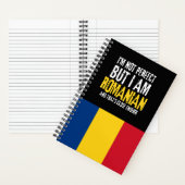 Ik ben niet perfect, maar ik ben Roemeens uit Roem Notitieboek (Binnen)