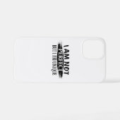 Ik ben niet perfect, maar ik ben uniek iPhone hoesje (Achterkant horizontaal)