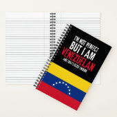 Ik ben niet perfect, maar ik ben Venezolaan uit Ve Notitieboek (Binnen)