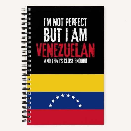 Ik ben niet perfect, maar ik ben Venezolaan uit Ve Notitieboek (Voorkant)