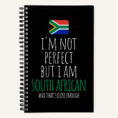 Ik ben niet perfect, maar ik ben Zuid-Afrikaans No Notitieboek (Voorkant)