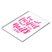 Ik ben niet perfect, maar mijn nagels zijn notitieboek (Linkerzijde)