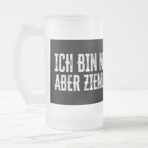 Ik ben niet perfect – maar wel bijna! matglas bierpul