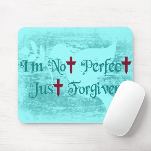 Ik ben niet perfect muismat (Met muis)