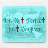 Ik ben niet perfect muismat (Voorkant)