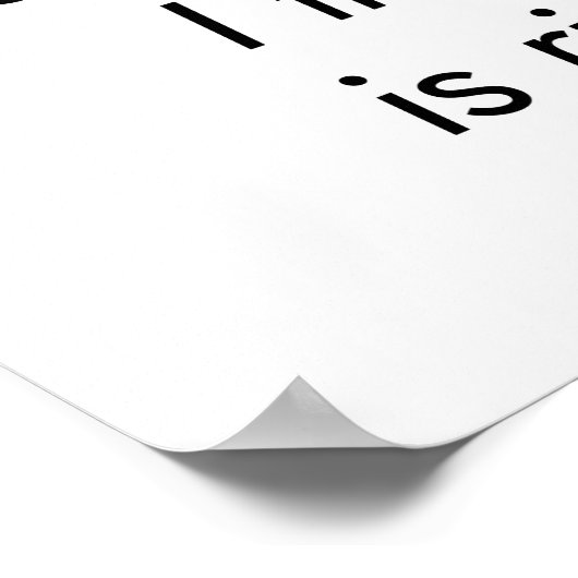 Ik ben niet perfect Poster (Hoek)