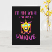 Ik ben niet raar dat ik uniek ben kaart (Gele Bloem)