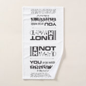 Ik ben niet raar! Handdoek (Handdoek)