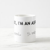 Ik ben niet raar, ik ben gewoon anders getelegrafe koffiemok (Center)