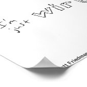 Ik ben niet raar, ik ben gewoon bekabeld. poster (Hoek)