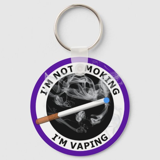 IK BEN NIET ROKEN DAT IK VAPEN SLEUTELHANGER (Voorkant)