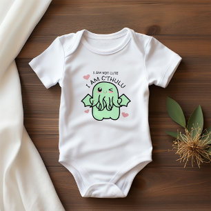 Ik ben niet schattig, ik ben Cthulhu Baby Body Romper