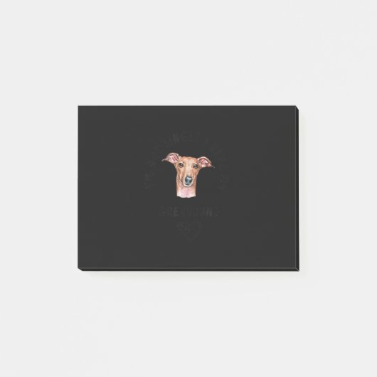 Ik ben niet single ik heb mijn GREYHOUND Valentijn Post-it® Notes (Voorkant)