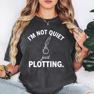 Ik ben niet stil, ik ben gewoon aan het plotten Sc T-shirt