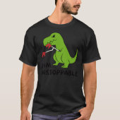 Ik ben niet te stoppen met T-rex Essential T-Shirt (Voorkant)