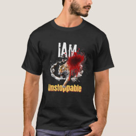 Ik ben niet te stoppen Tiger Doorbraak Bloedige Gr T-shirt