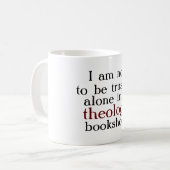 Ik ben niet te vertrouwen koffiemok (Voorkant links)