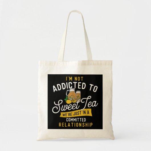 Ik ben niet toegewijd aan zoete thee - gebedde the tote bag (Voorkant)