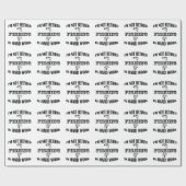 Ik ben niet uitgehongerd cadeaupapier (Vlak)