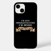 Ik ben niet uitstellen - ik doe side quests Case-Mate iPhone case (Achterkant)